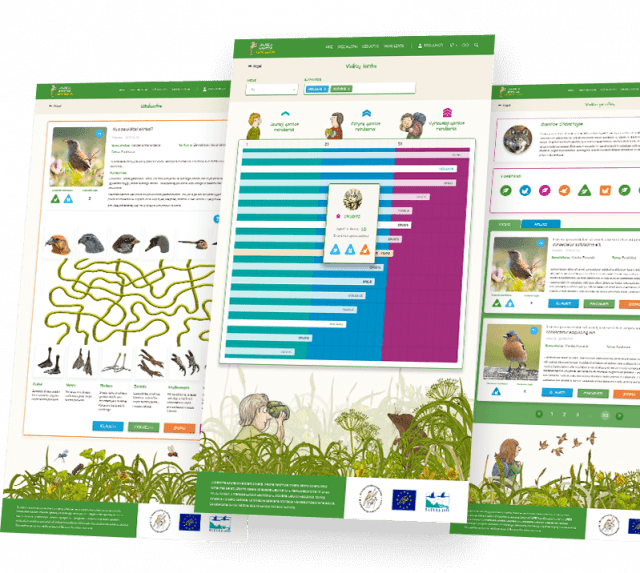 Edukacinė platforma vaikams “Gamtos reindžeris”