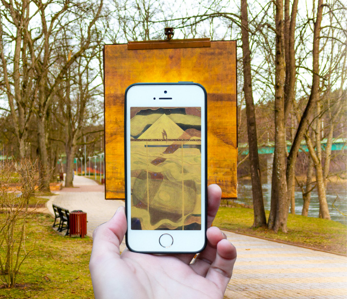 Mobile app with augmented reality content ‘Discover Dzūkija’