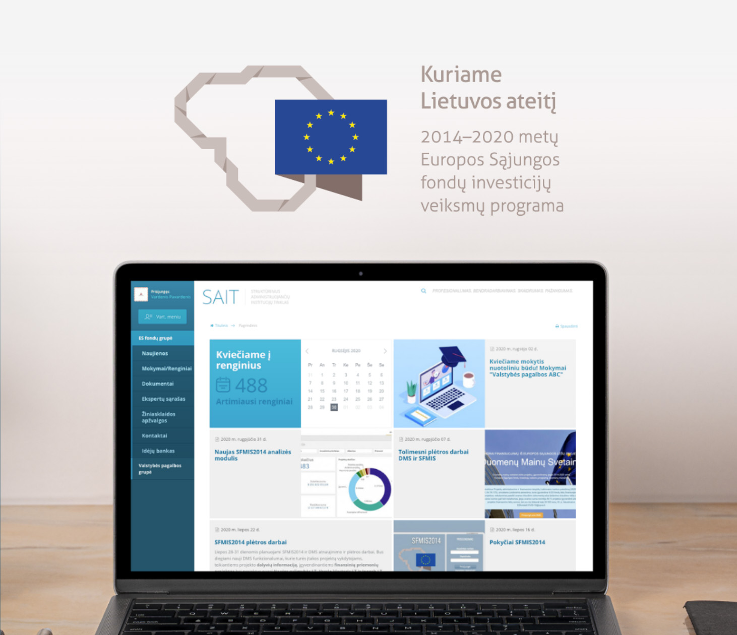 Intranet for institutions administering investments of EU funds