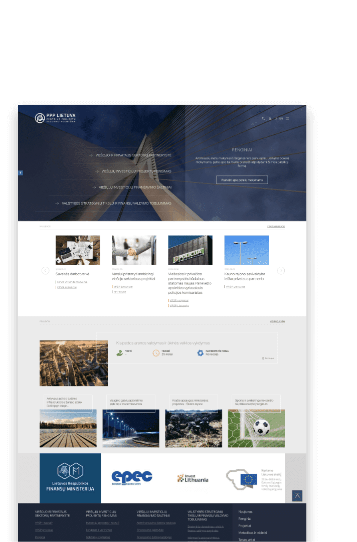 PPPLietuva.lt - viskas apie valstybinio ir privataus sektoriaus partnerystę