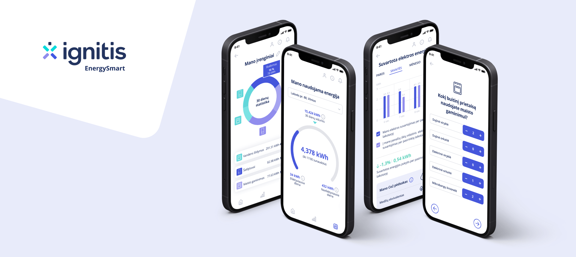 IGNITIS EnergySmart mobili programėlė