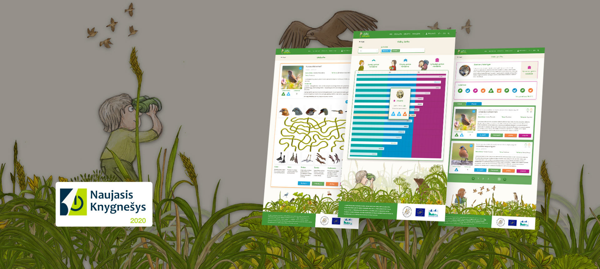 Educational platform for children “Nature ranger”