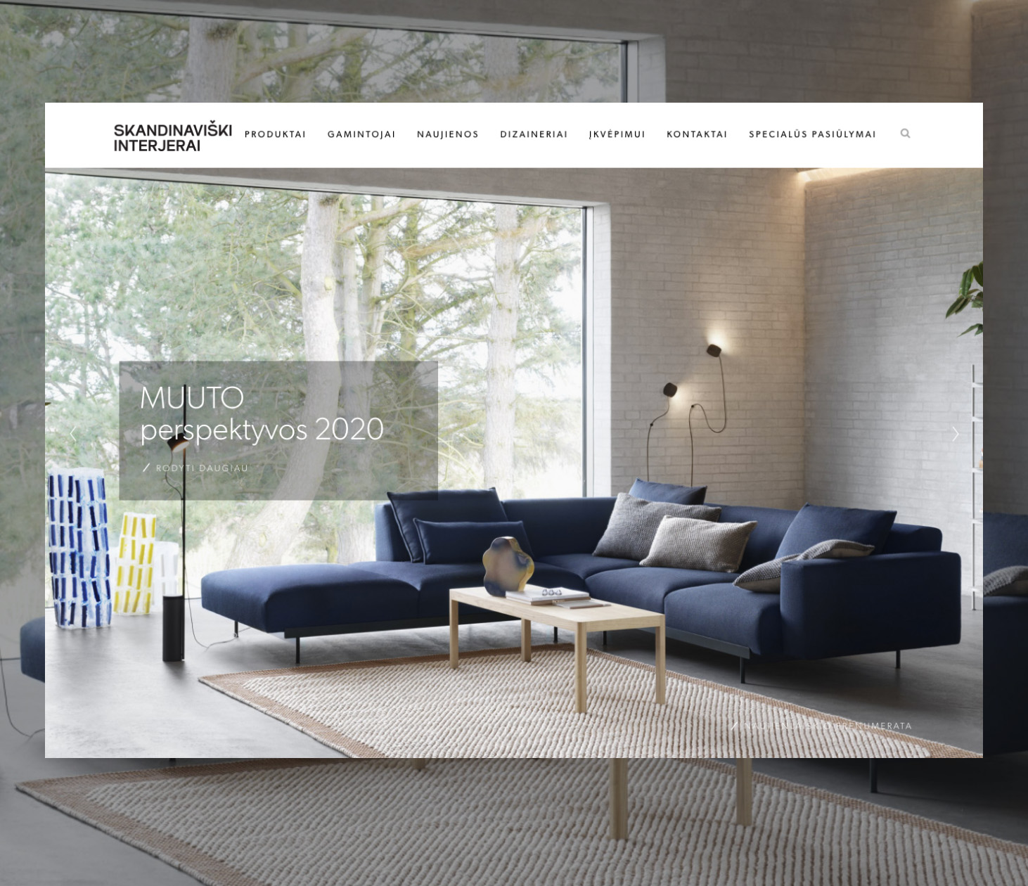 Representative website of ‘Scandinavian interiors’